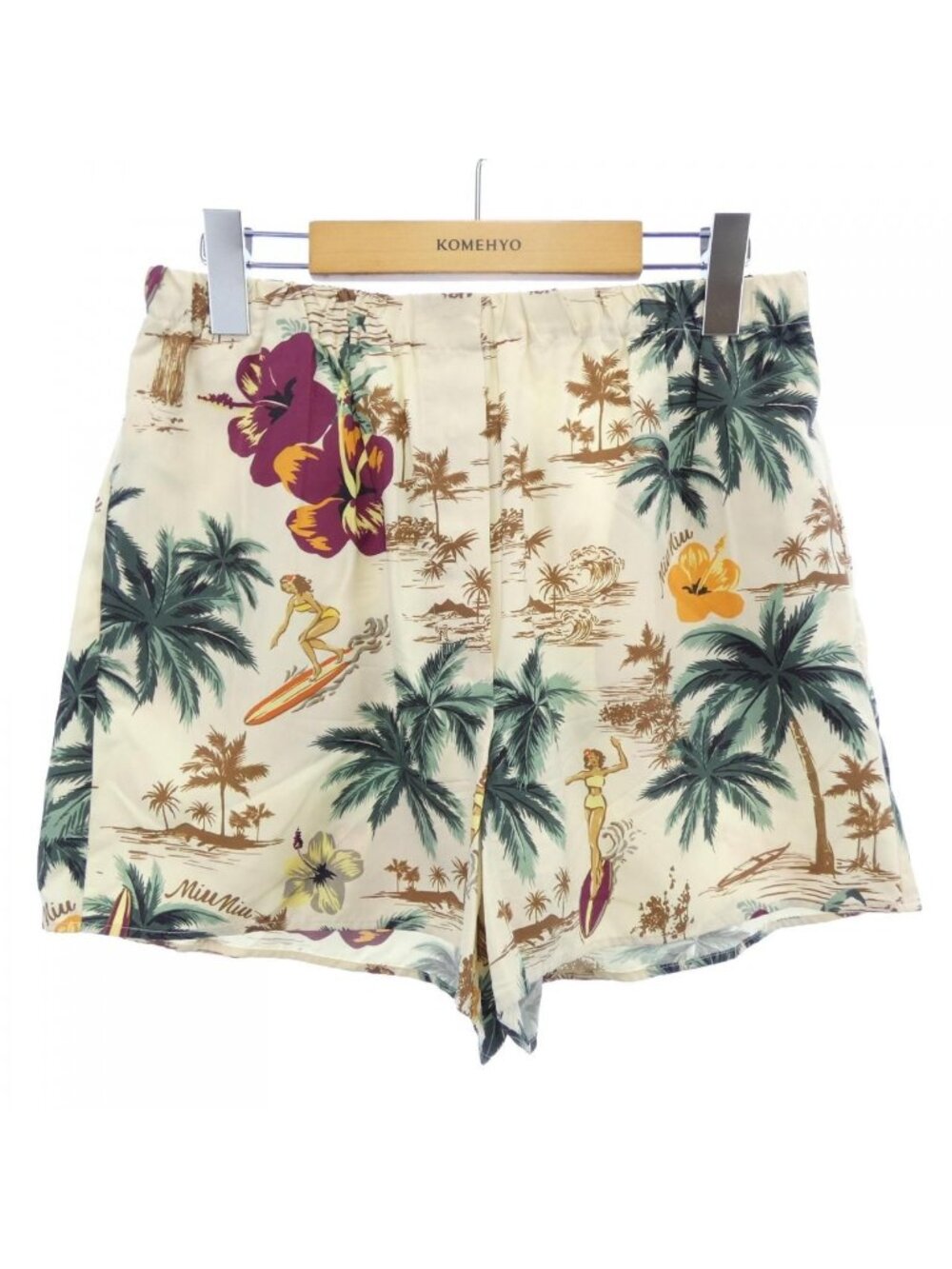 Miu Miu Shorts Beige